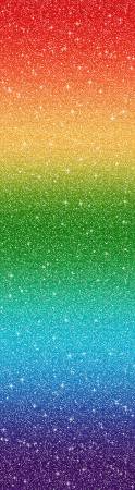 Hoffman Fabrics Glitz & Glam Rainbow