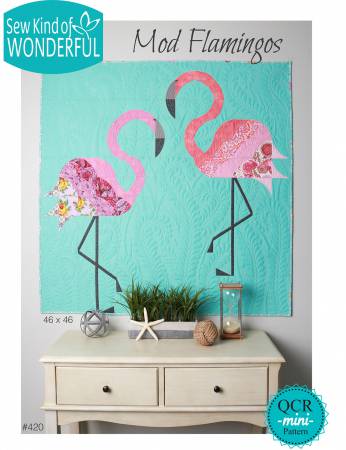 Sew Kind of Wonderful Mod Flamingos Pattern