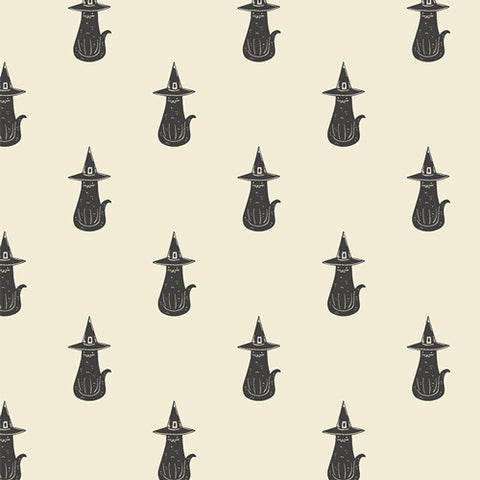 Art Gallery Fabrics Spooky 'n Witchy Purrrfectly Witchy