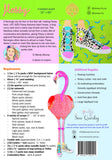 Sew Quirky Flossy Flamingo Applique Pattern Book