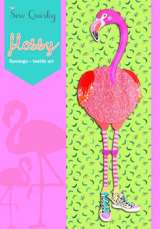 Sew Quirky Flossy Flamingo Applique Pattern Book