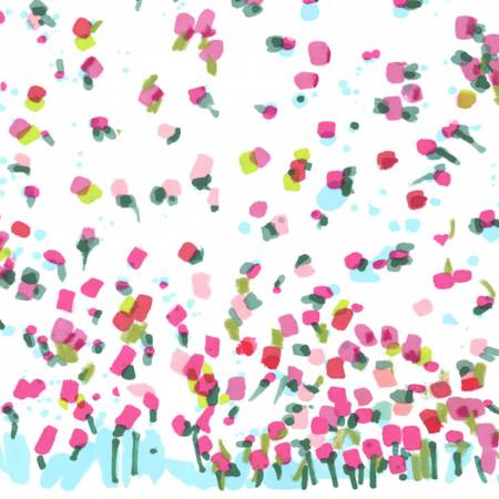 Dear Stella Mint Julep White Petal Border