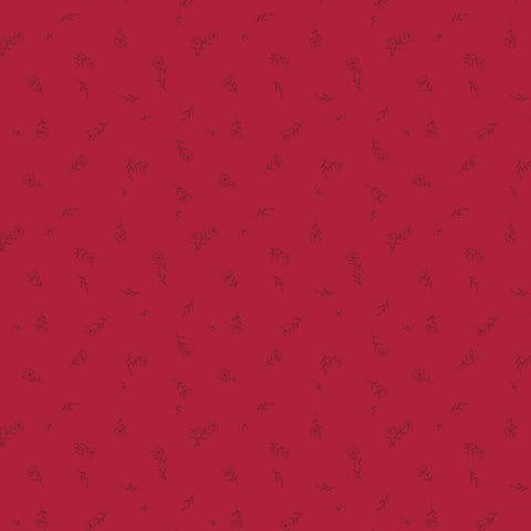 Art Gallery Fabrics The Flower Society Dainty Fleuriste Ruby