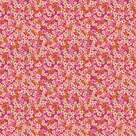 Art Gallery Fabrics The Flower Society Retro Prairie Blush FAT QUARTER