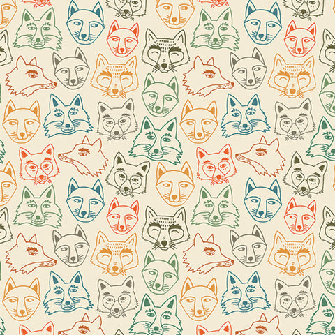 Art Gallery Fabrics Timberline Hello Fox Birch