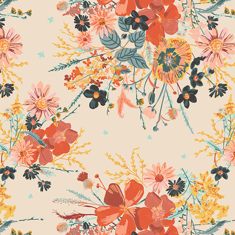 {New Arrival} Art Gallery Fabrics The Season of Tribute - Listen To Your Heart Painted Prairie Six