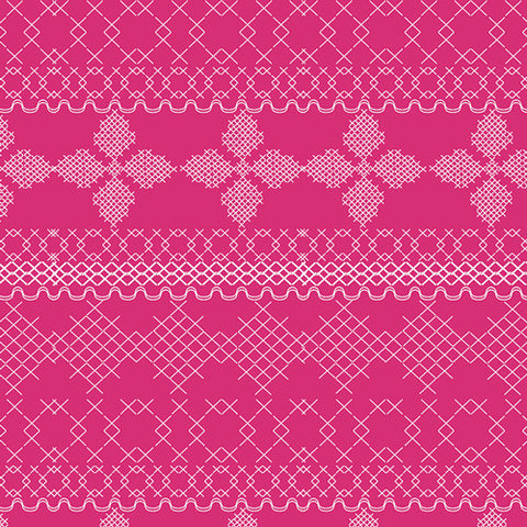 Art Gallery Wild Bloom Cross & Stitch Raspberry