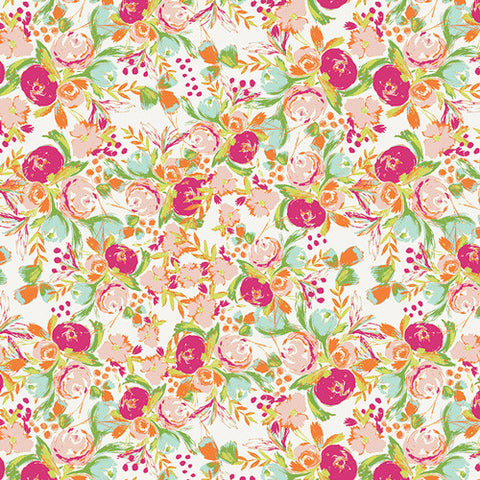 Art Gallery Wild Bloom Flowerfield Sunrise FAT QUARTER
