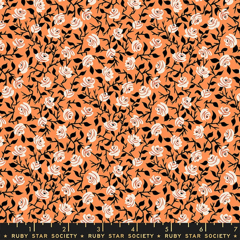 {New Arrival} Moda Ruby Star Society Tiny Frights Brambling Rose Pumpkin