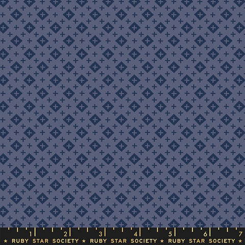 Moda Ruby Star Society Moonglow Basket Periwinkle