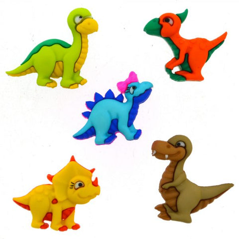 Dress it up Buttons Dino-Mite