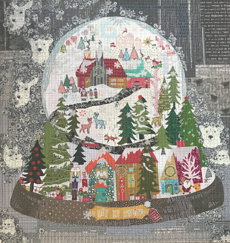 {New Arrival} Laura Heine Let It Snow Collage Pattern