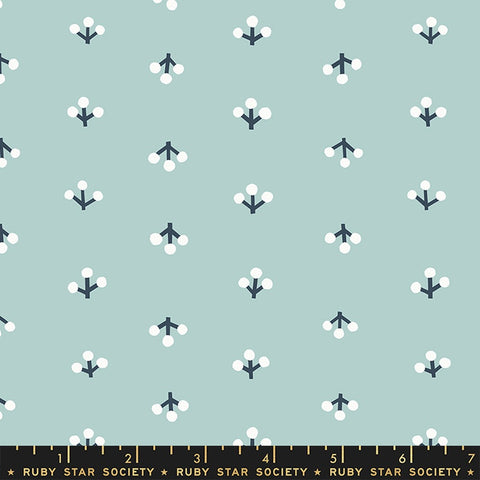 Moda Ruby Star Society Petunia Sprigs Lily Pad