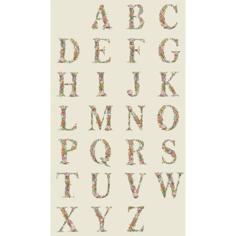 Devonstone Alphabet Botanical Panel Cream