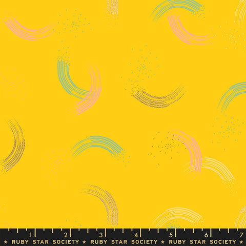 Moda Ruby Star Society Twirl Basic Sunshine Metallic