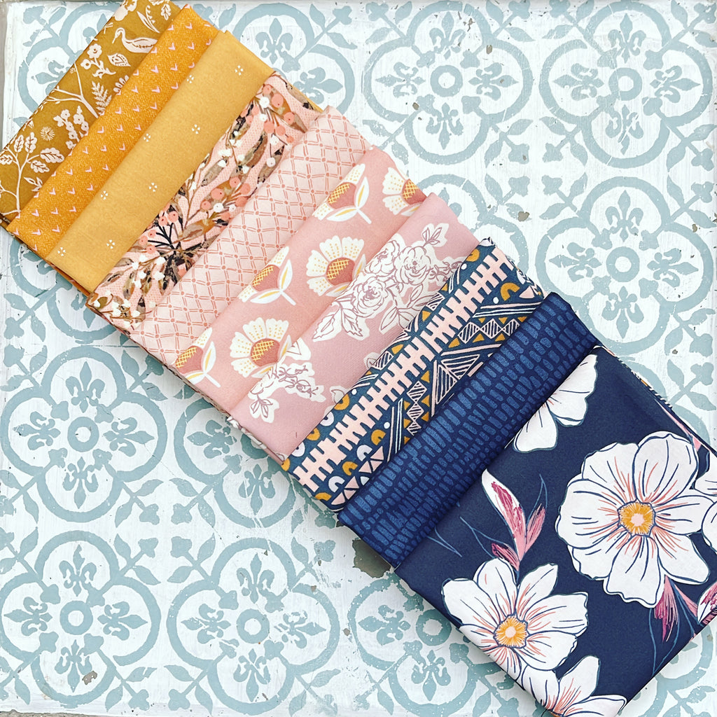 {New Arrival} Art Gallery Fabrics Curated Bundle Fat Quarter Bundle x 10 Pieces Rambling Rose