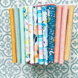 Dear Stella Clara Jean Summer Lovin/Moonscape Fat Quarter Bundle x 10 Pieces