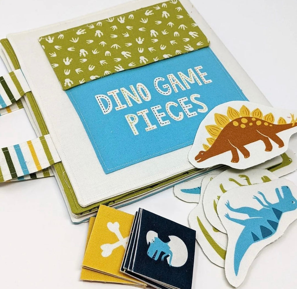 Moda Stacy Iest Hsu Stomp Stomp Roar Activity Book Panel 90cm by 150cm