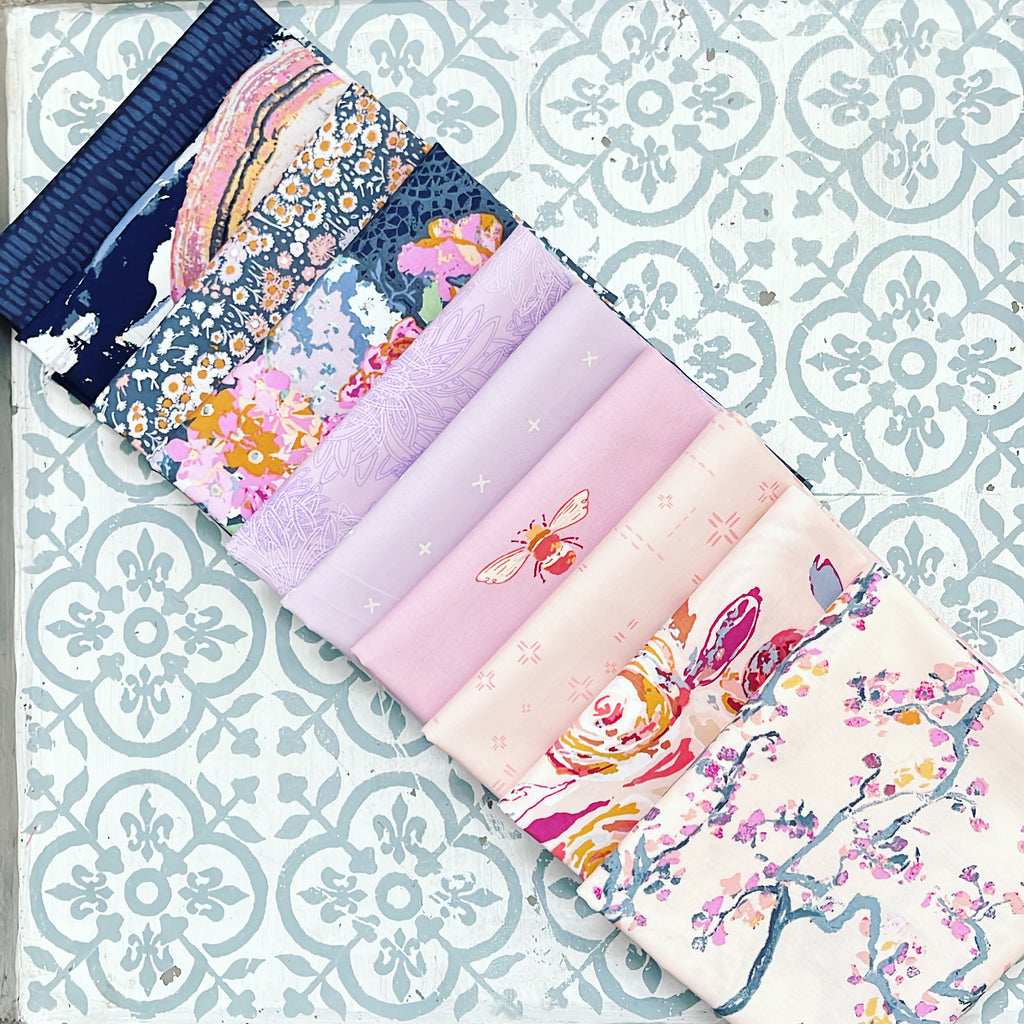 {New Arrival} Art Gallery Fabrics Curated Bundle Fat Quarter Bundle x 10 Pieces Enchanted Leaves