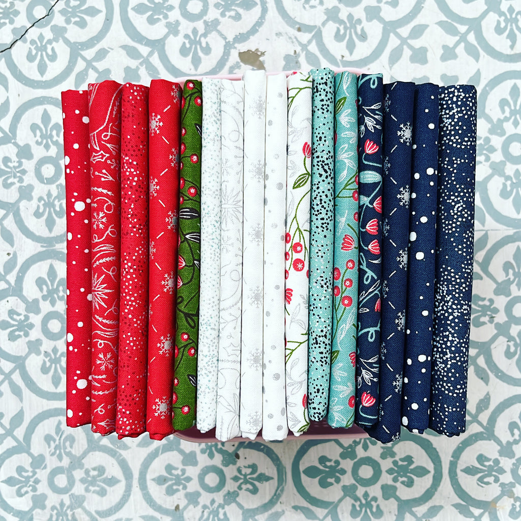 Moda Gingiber Merrymaking Fat Quarter Bundle x 16 Fat Quarters