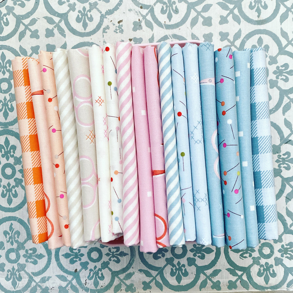 Moda Make Time Fat Quarter Bundle x 17 Pieces