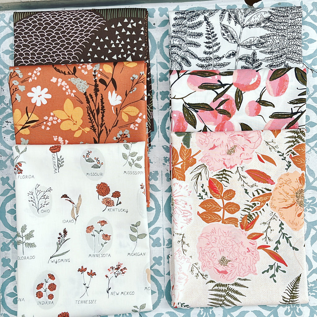 {New Arrival} Art Gallery Fabrics The Season of Tribute - Roots of Nature Fat Quarter Bundle x 12 Fat Quarters