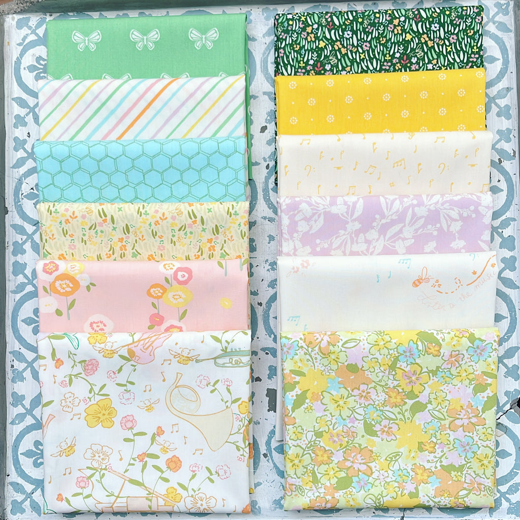 {New Arrival} Art Gallery Fabrics LullaBee Fat Quarter Bundle x 12 Fat Quarters
