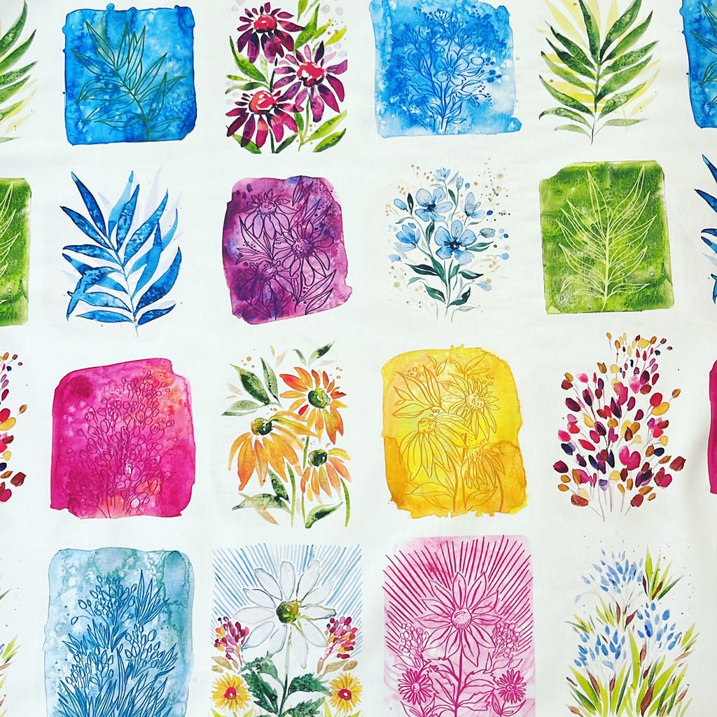 Moda Create Joy Project Fresh as a Daisy Flower Patches Panel