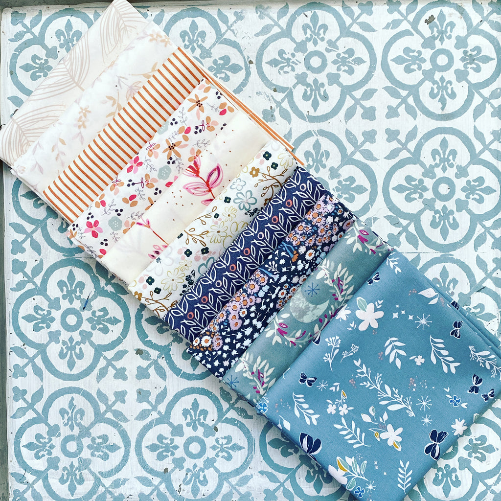 {New Arrival} Art Gallery Fabrics  Curated Bundle Fat Quarter Bundles x 10 Pieces Ditsy