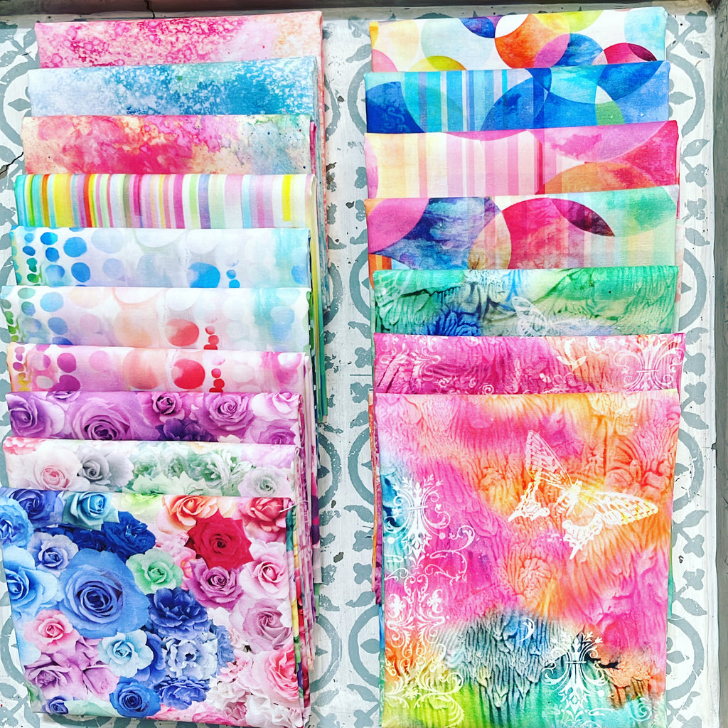 Moda Gradient Parfait Fat Quarter Bundle x 17 Pieces