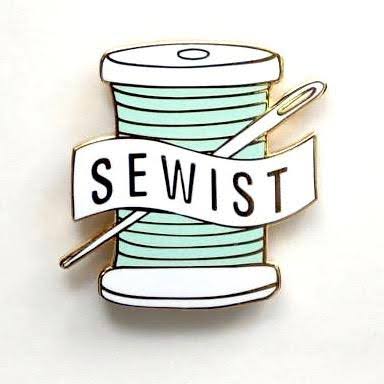 Abby Glassenberg Designs Sewist Pin Aqua