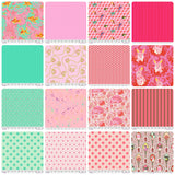 {New Arrival} Tula Pink Besties/True Colours Fat Quarter 16pcs Mixed Blossom