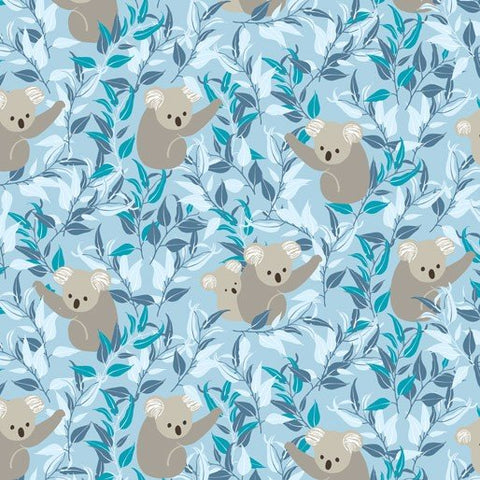 Amanda Joy Designs Koala Climb Main Blue