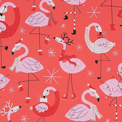 Alexander Henry Fa La La Flamingo Red