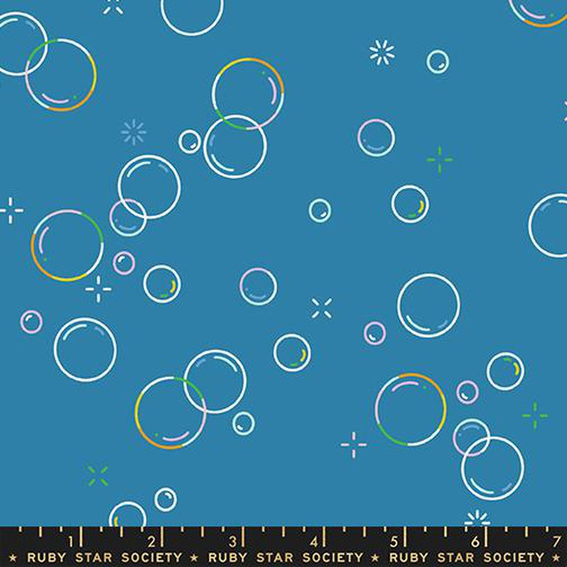 {Pre-Order February} Moda Ruby Star Society Float Bubbly- Parachute Blue