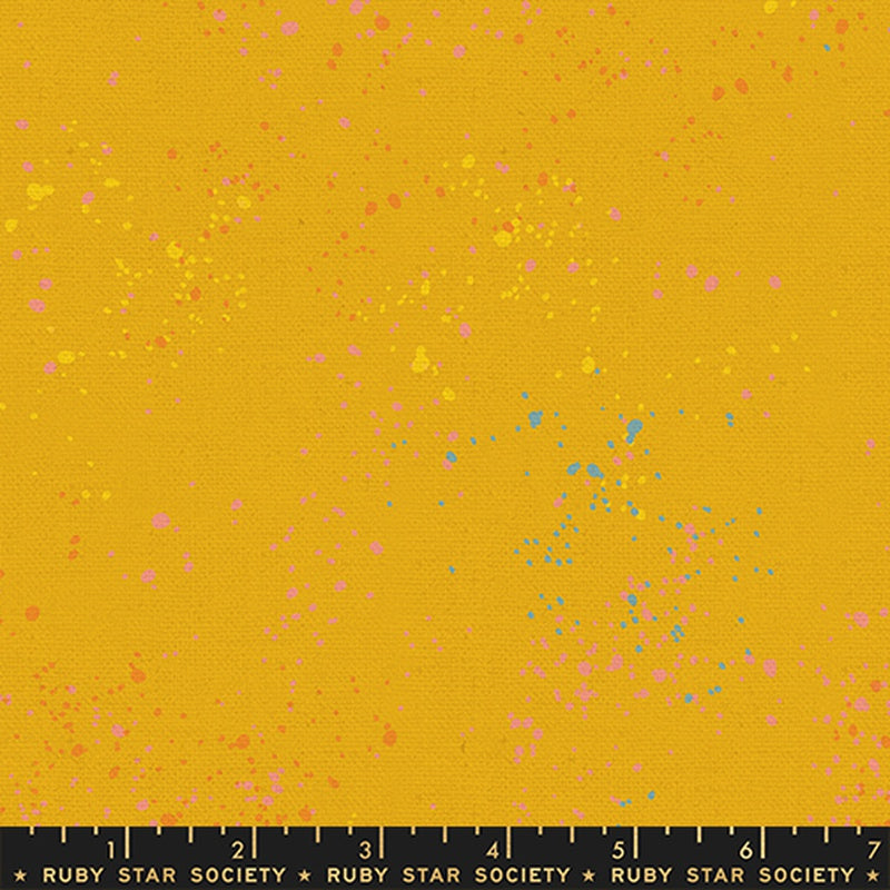 {Pre-Order January} Moda Ruby Star Society Speckled - CANVAS Speckled Goldenrod