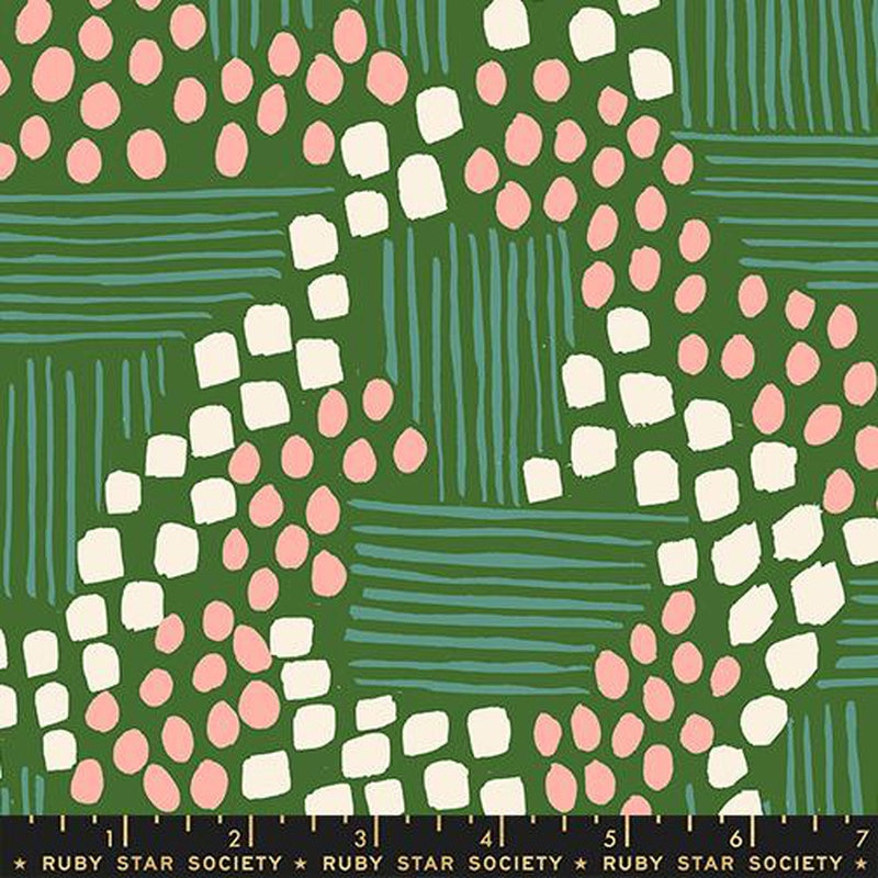 {Pre-Order October} Moda Ruby Star Society Reimagined Landscapes Aerial View Endpaper Green