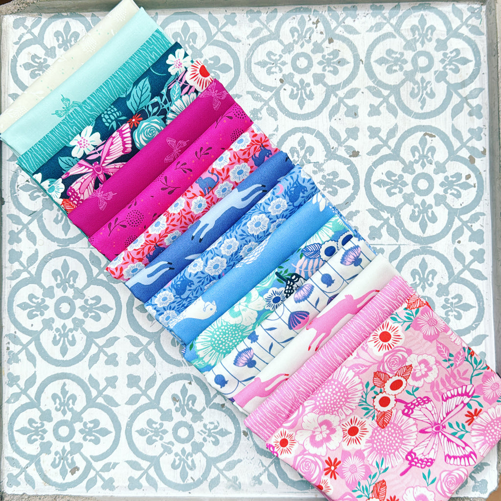 {New Arrival} Moda Ruby Star Society Backyard Fat Quarter Bundle x 16 Pieces Mixed Multi