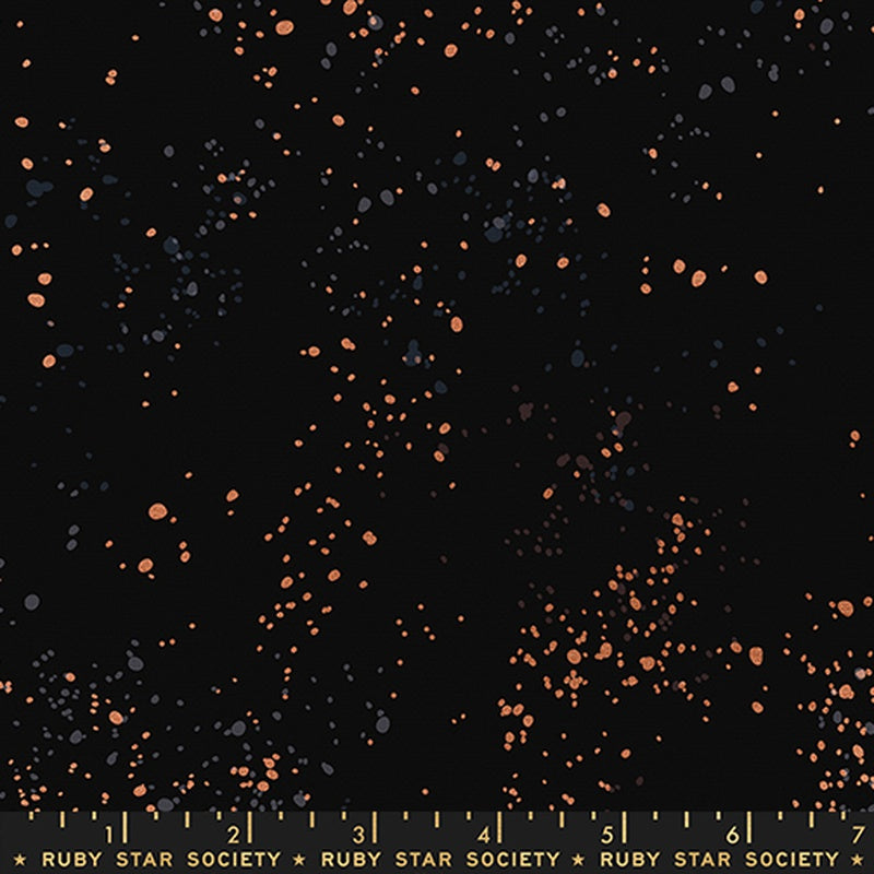 {Pre-Order January} Moda Ruby Star Society Speckled - CANVAS Speckled Metallic Black