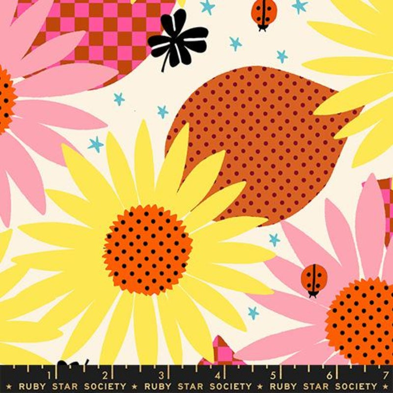 {Pre-Order April} Ruby Star Society Daisy Days - Daisy Days Natural