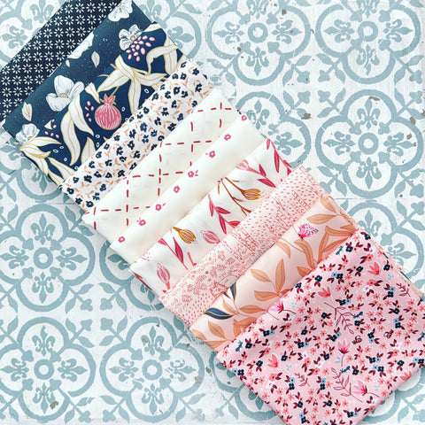 {New Arrival} Art Gallery Fabrics  Curated Bundle Fat Quarter Bundles x 10 Pieces Lively Isabel
