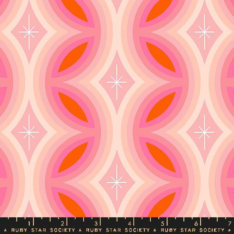 {New Arrival} Moda Ruby Star Society Juicy Geometric Stripe Balmy