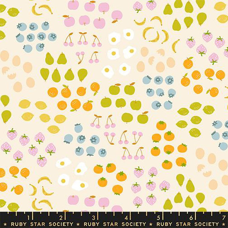 {Pre-Order Dec/Jan} Moda Ruby Star Society Egg and Friends Froot Natural