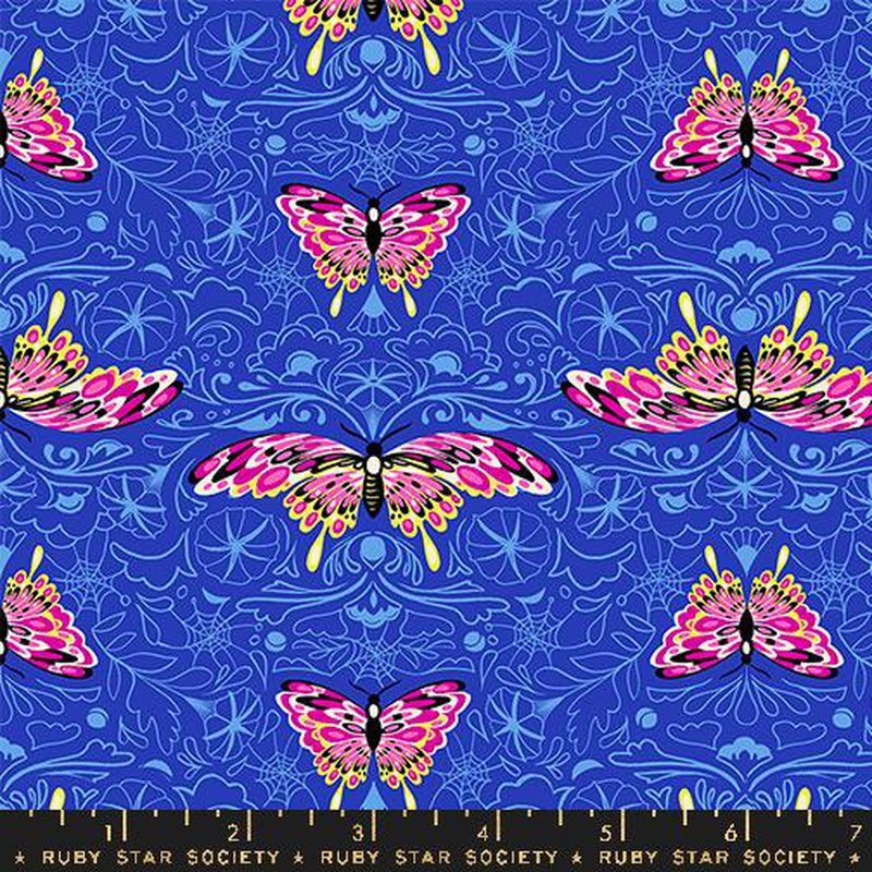 {New Arrival} Moda Ruby Star Society Glow Garden Morning Moth Blacklight