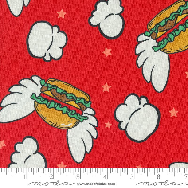{New Arrival} Moda Snack Shack Cheeseburger Paradise Ketchup Red