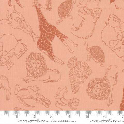 {New Arrival} Moda Stacy Iest Hsu Noah's Ark Animal Toss Peach