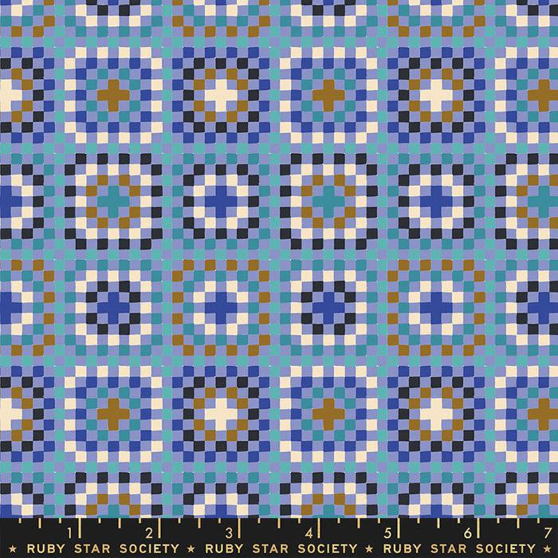 {New Arrival} Moda Ruby Star Society Meadow Star Granny Square Dusk FAT QUARTER