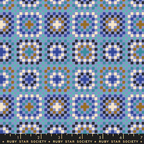 {New Arrival} Moda Ruby Star Society Meadow Star Granny Square Dusk FAT QUARTER
