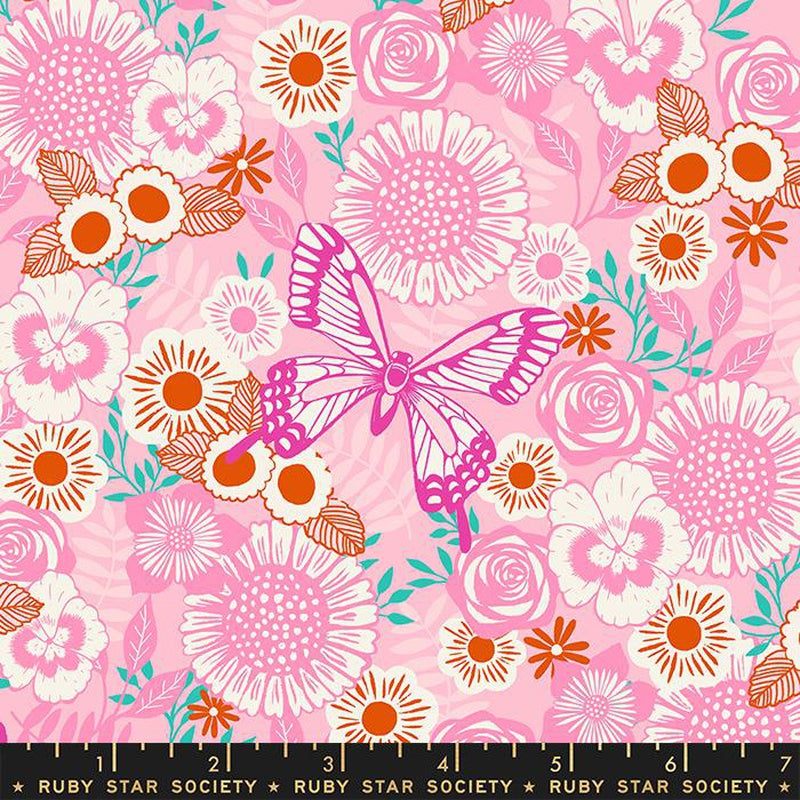 {New Arrival} Moda Ruby Star Society Backyard Butterfly Garden Posy FAT QUARTER