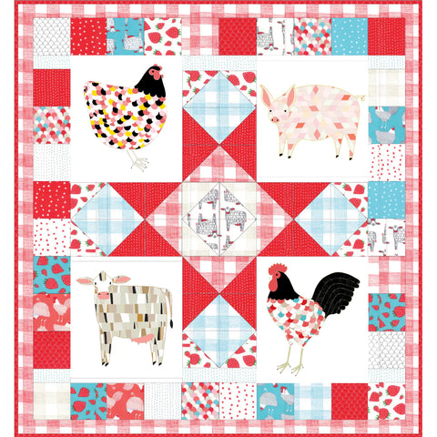 Gingiber Farm Fresh Panel Pattern + Farm Fresh Panel & Layer Cake Set